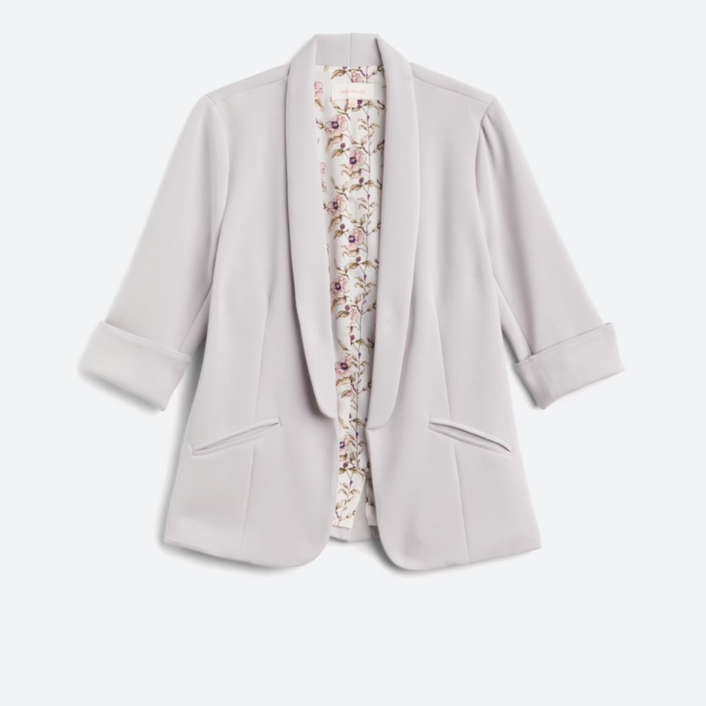 Hannah modal scuba blazer